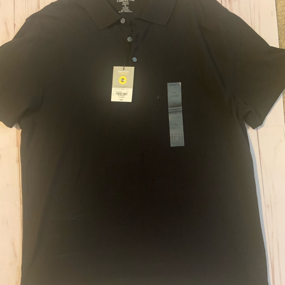 Black men’s Claiborne brand new polo shirt